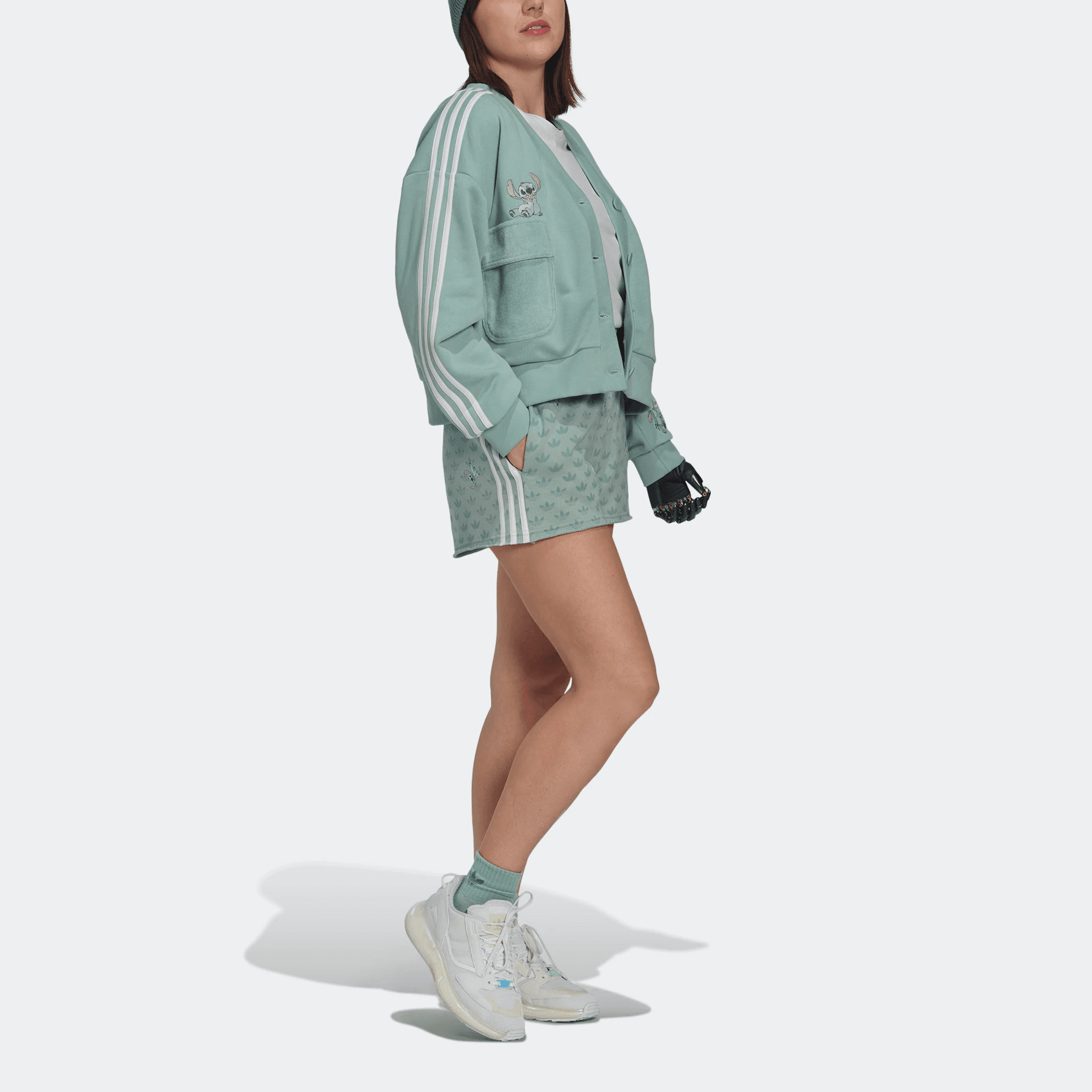 Шорты adidas x Disney Shorts Light Green - изображение 2