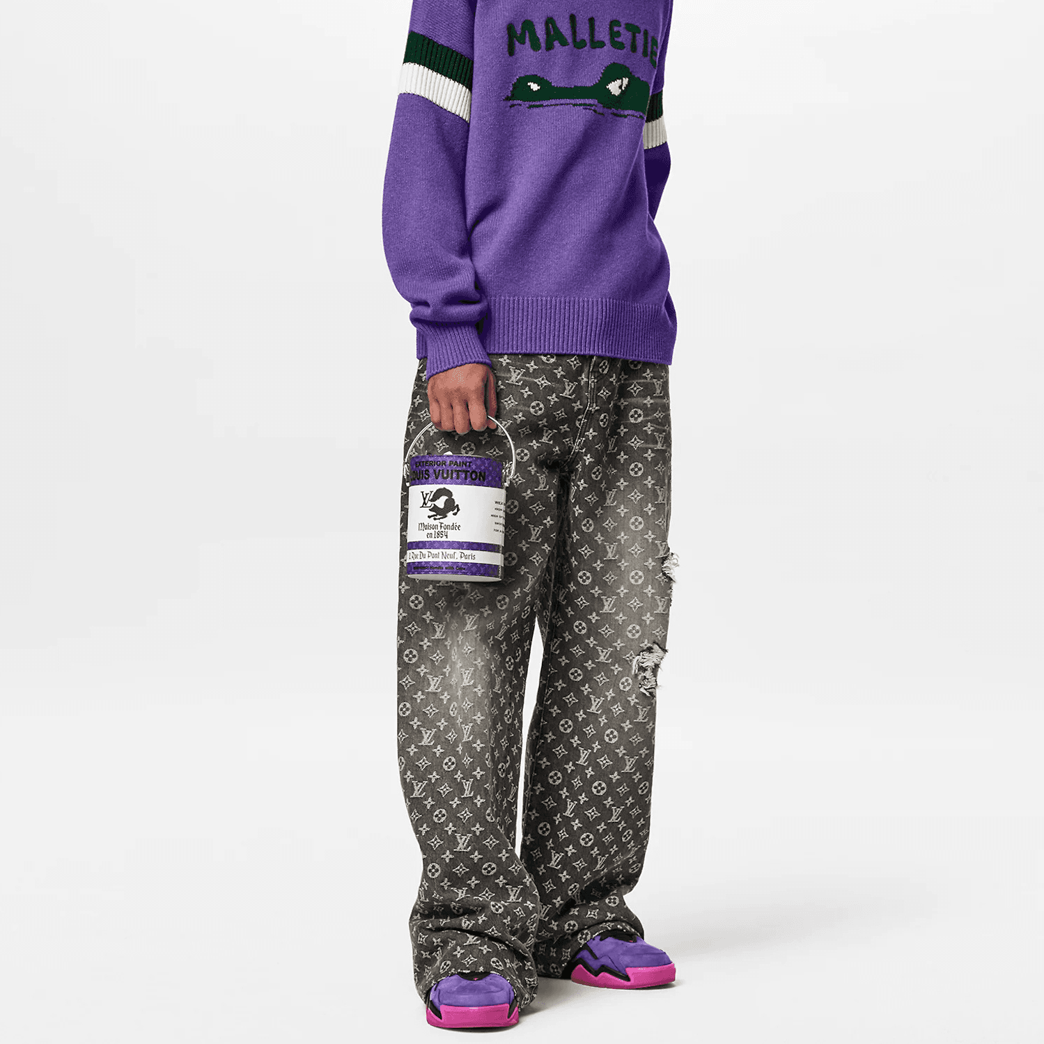 Сумка Louis Vuitton Paint Can Purple - изображение 6