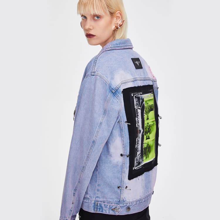 Джинсовая куртка Boy London Denim Jacket Purple - изображение 4