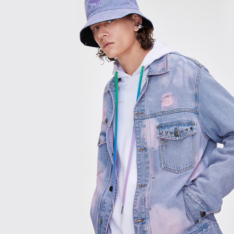 Джинсовая куртка Boy London Denim Jacket Purple - изображение 5