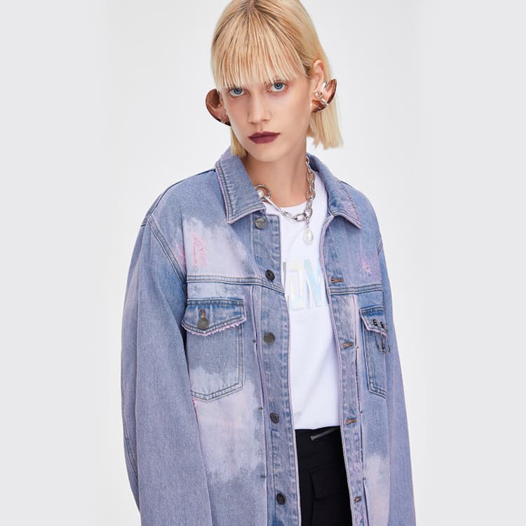 Джинсовая куртка Boy London Denim Jacket Purple - изображение 3