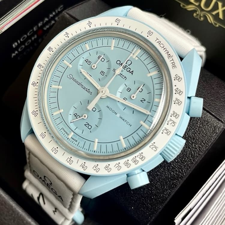 Часы Swatch x Omega SO33L100 - изображение 5