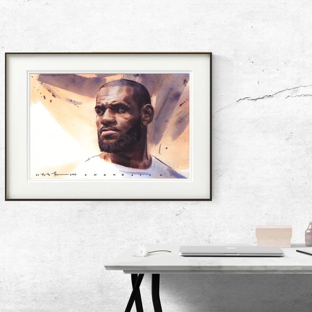 Постер LeBron JamesNo.5 60*40cm - изображение 2