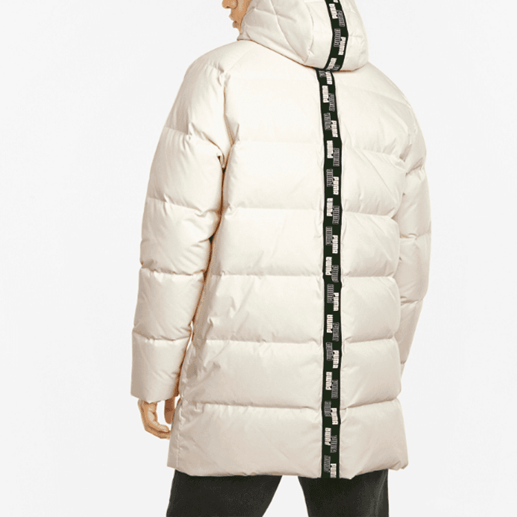 Зимняя куртка Puma Solid Down Hoodie White - изображение 4