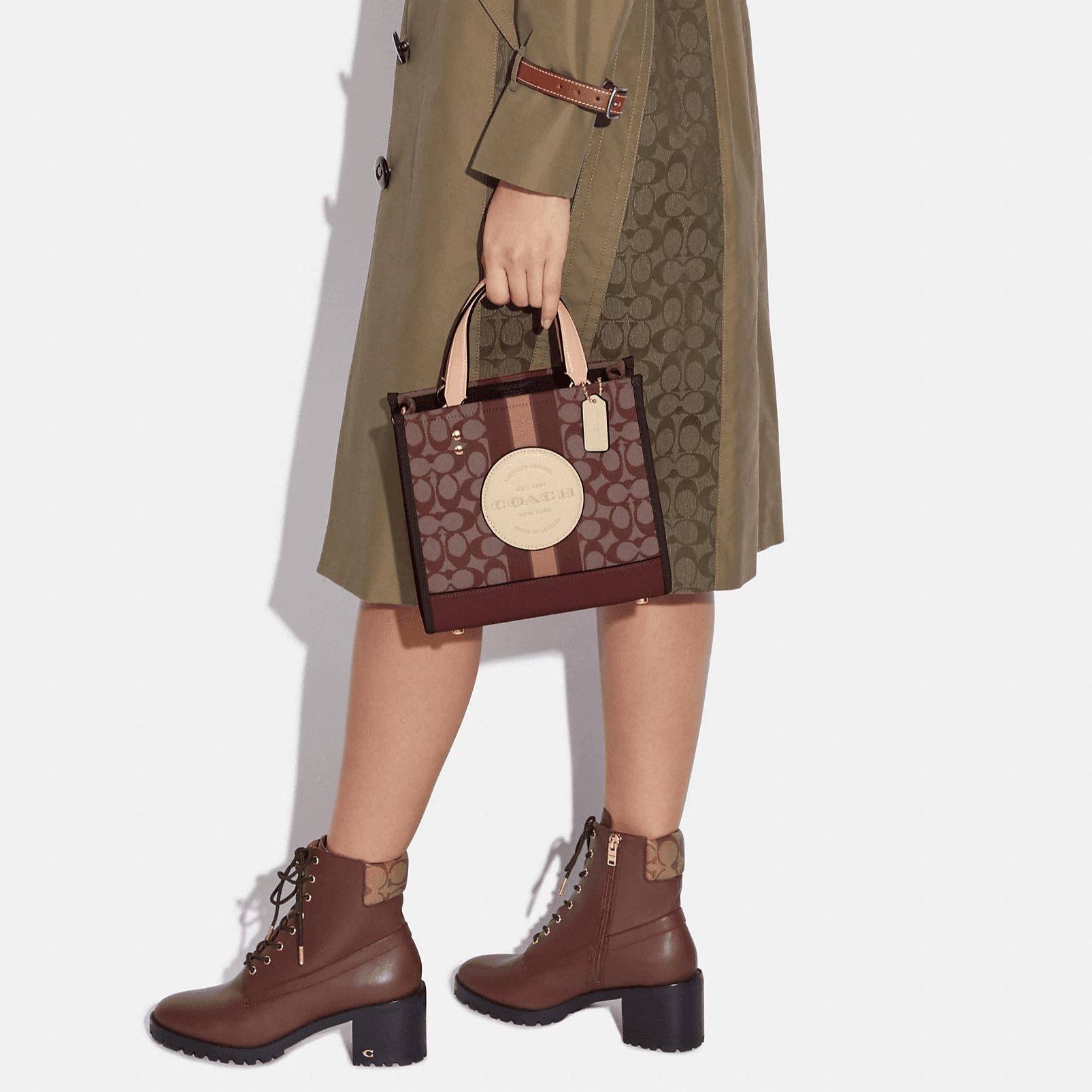 Сумка COACH Dempsey 22 Tote - изображение 7