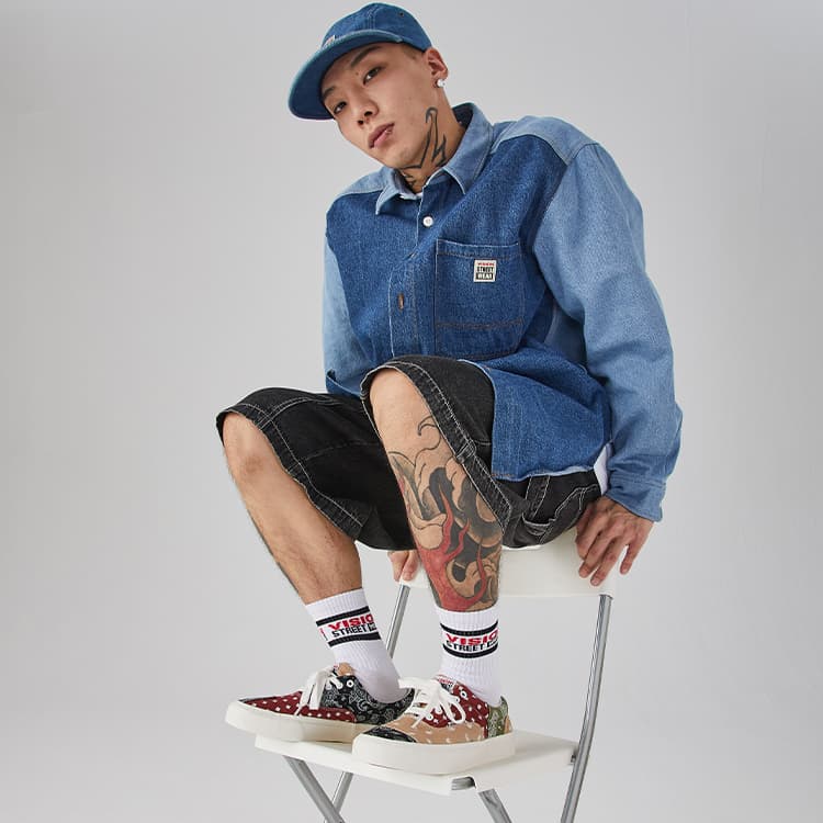 Кроссовки Vision Street Wear Low Top Patchwork Sneakers - изображение 7