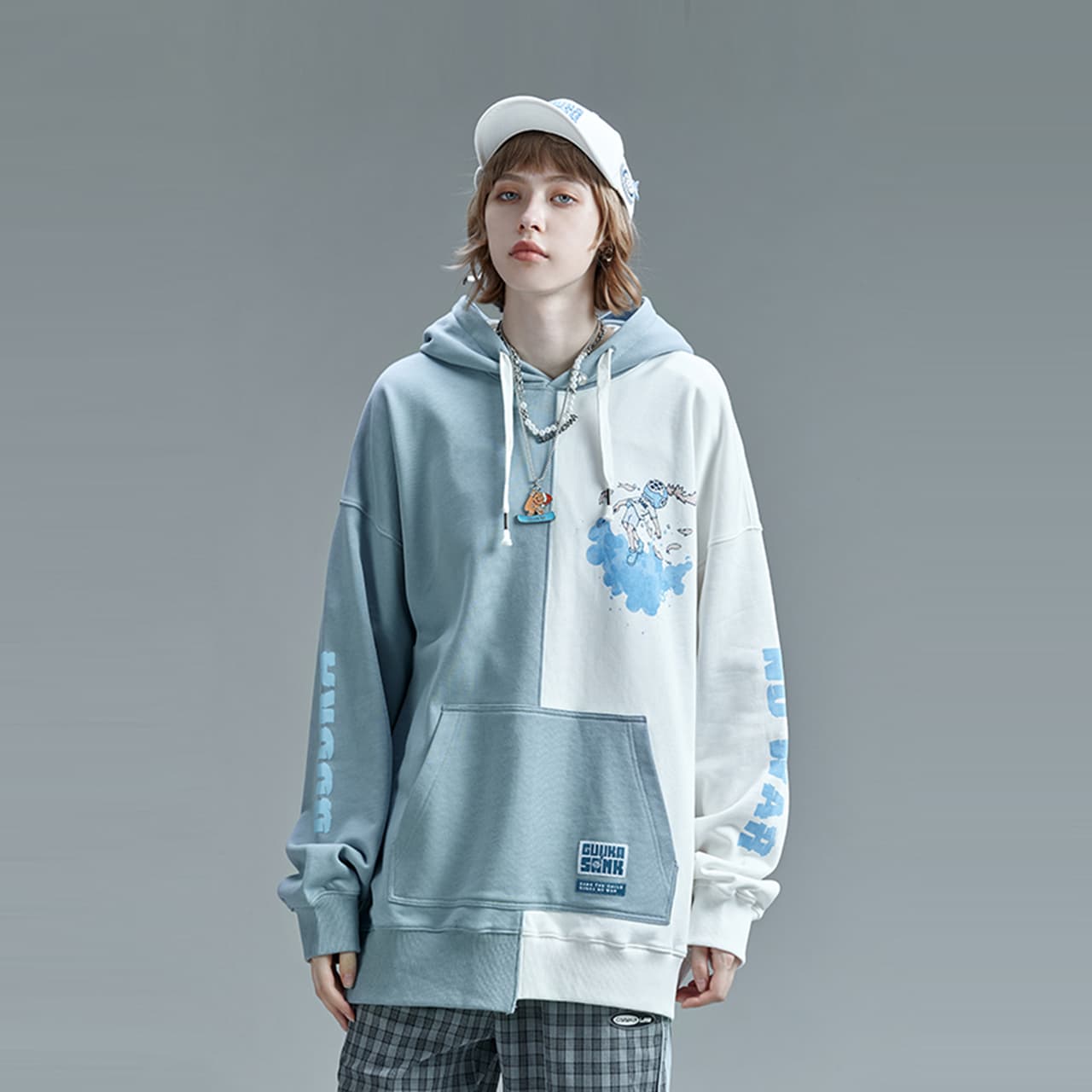 Худи Guuka x SANK TOYS Hoodie White - изображение 8
