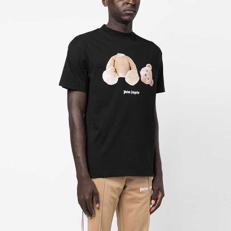 Футболка Palm Angels Teddy Print T-Shirt Black — фото 4