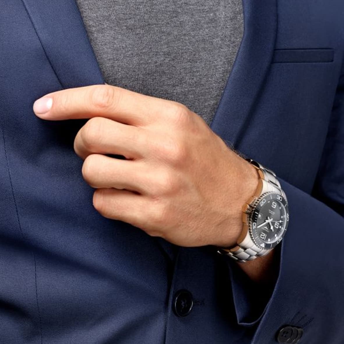 Часы Longines Conquest 43mm Grey - изображение 7