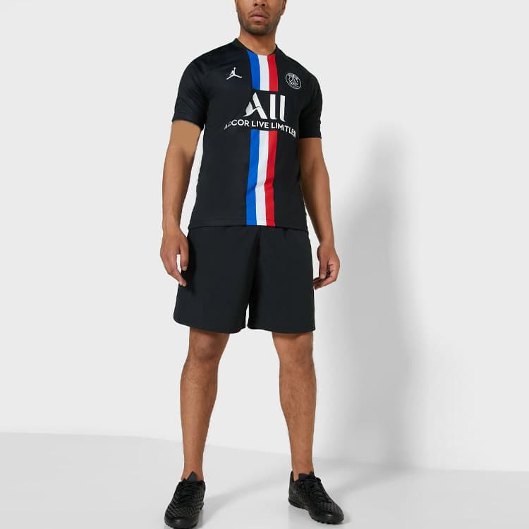 Jordan Paris Saint-Germain Fourth Away Men's Soccer Fan Jersey Black - изображение 3
