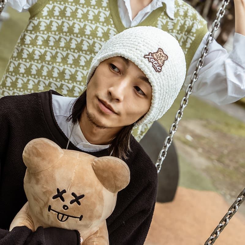 Шапка Xotic Bear Chenille knit beanie - изображение 2