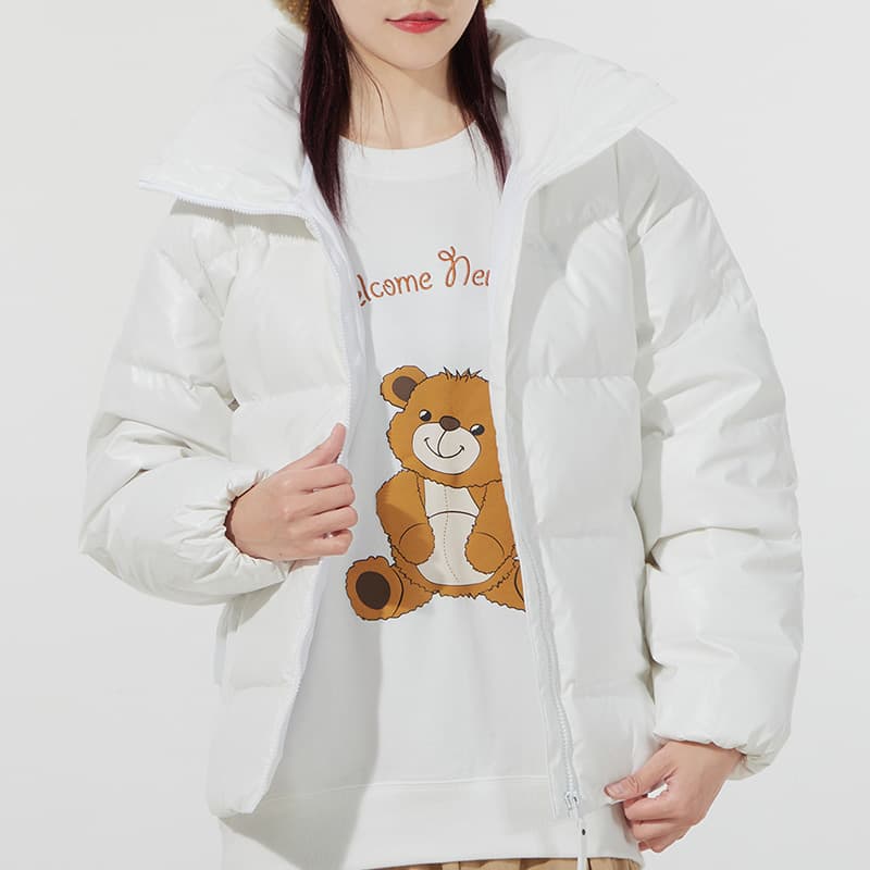 Пуховик adidas Originals Short Down Jkt White - изображение 4