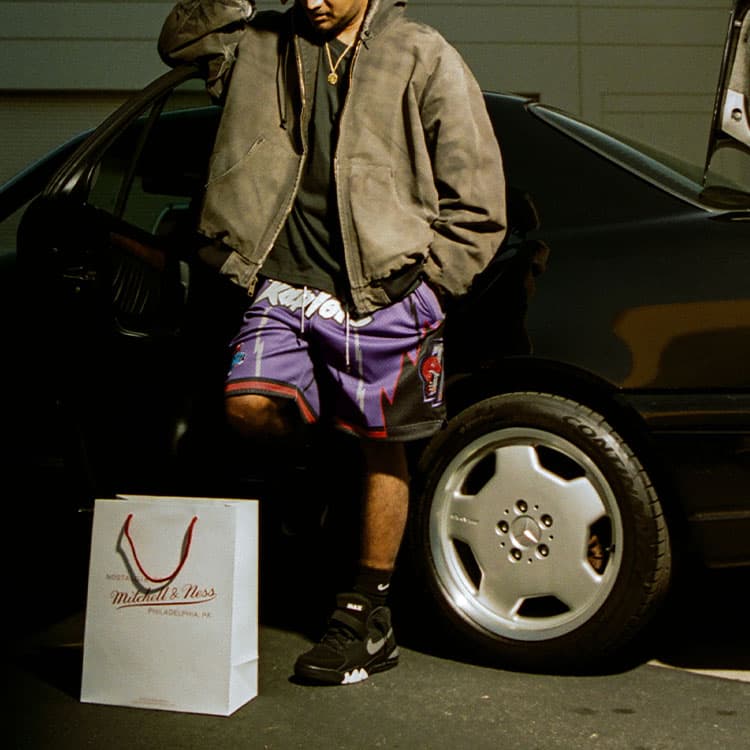 Баскетбольные шорты Mitchell Ness x Just Don Logo 1995-96 - изображение 3