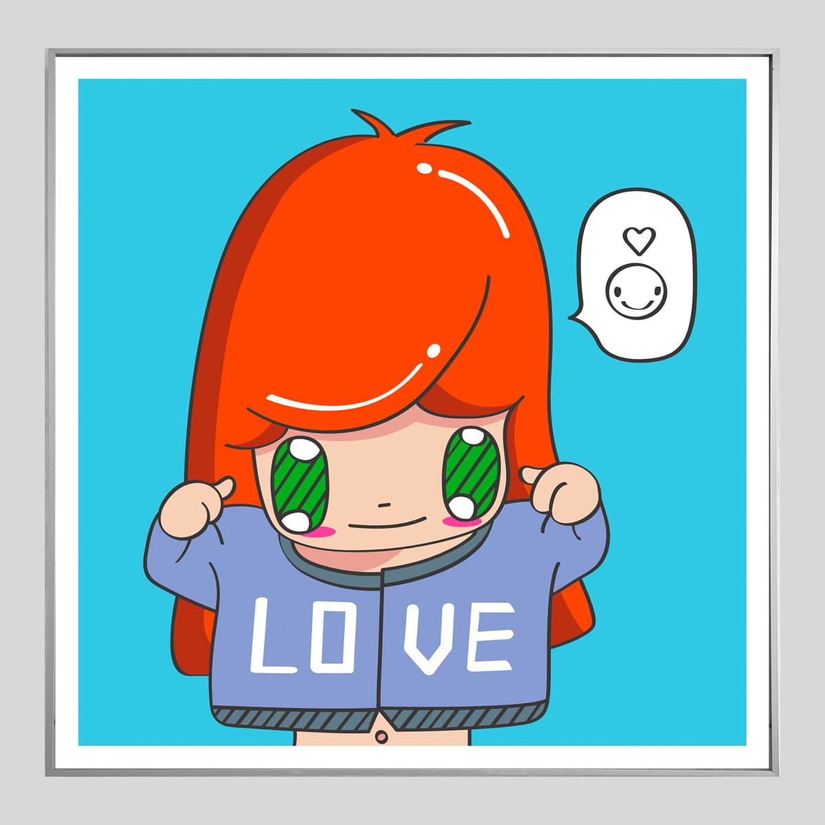 Постер love 80*80cm - изображение 3