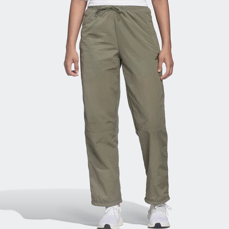 Штаны adidas W Woven Pant Green - изображение 3