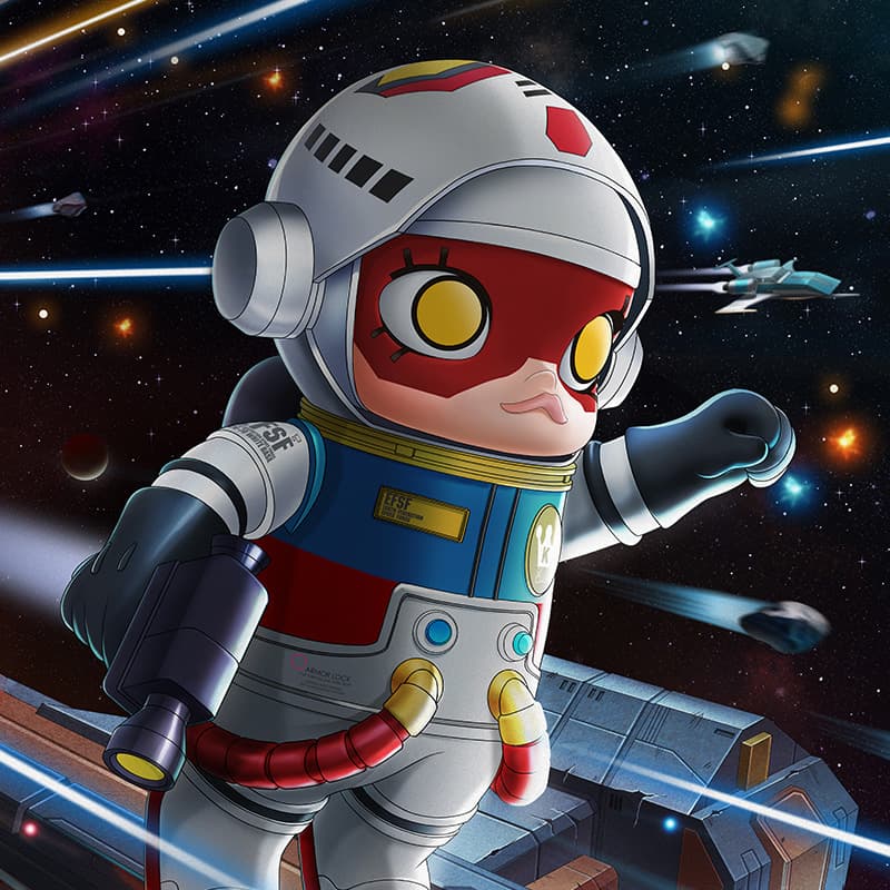 Фигурка POP MART JOY MEGA SPACE MOLLY RX-78-2 1000 - изображение 4
