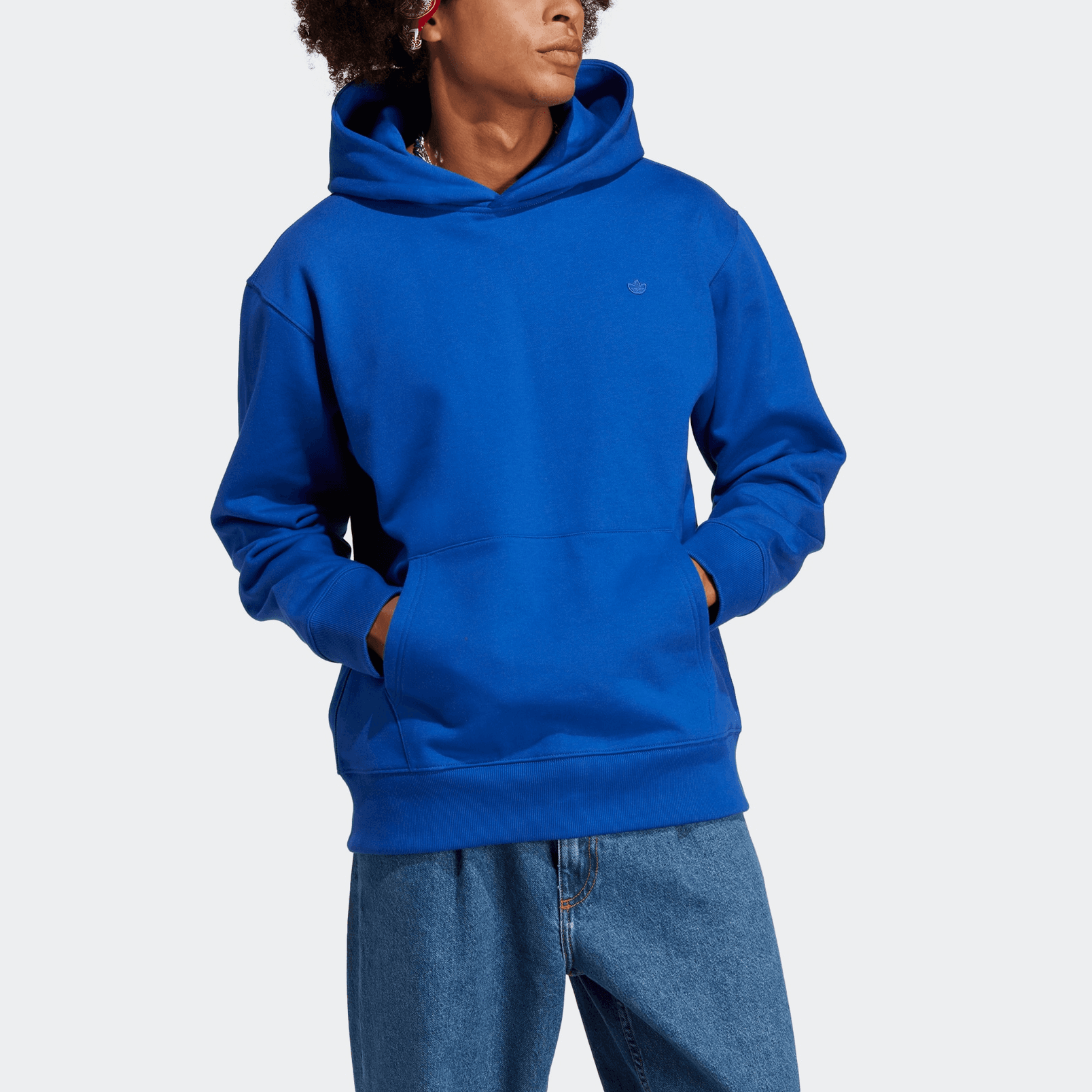 Худи adidas Originals Hoodie Fluorescent Blue - изображение 3
