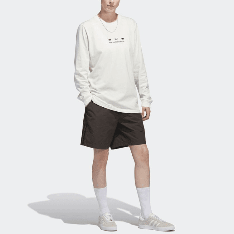Шорты adidas Originals Trefoil Logo Shorts Olive - изображение 3