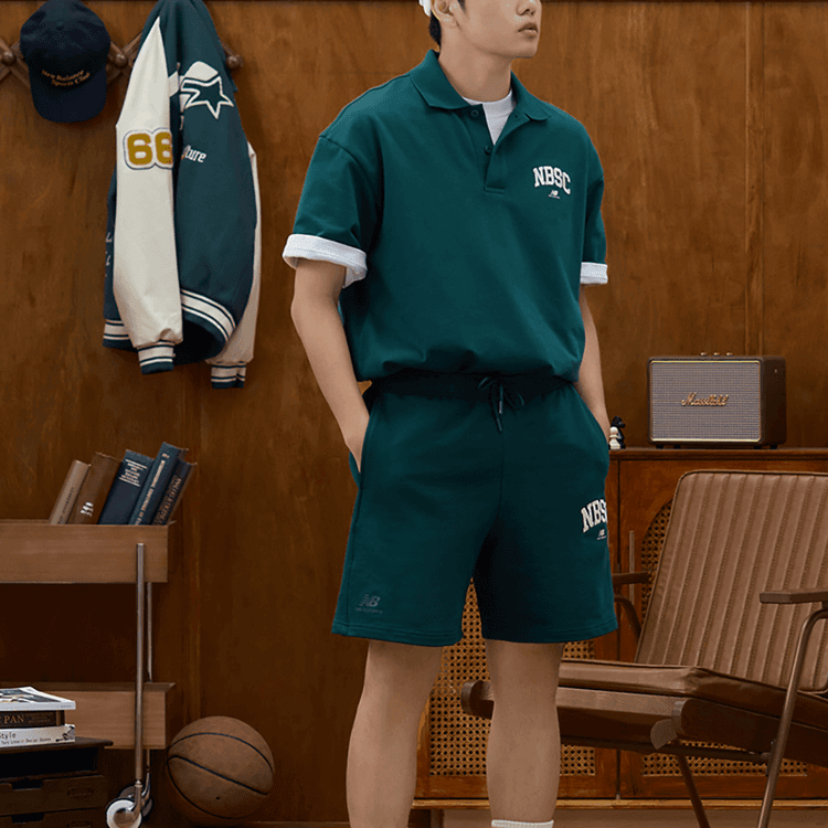 Шорты New Balance Retro Shorts Green - изображение 5