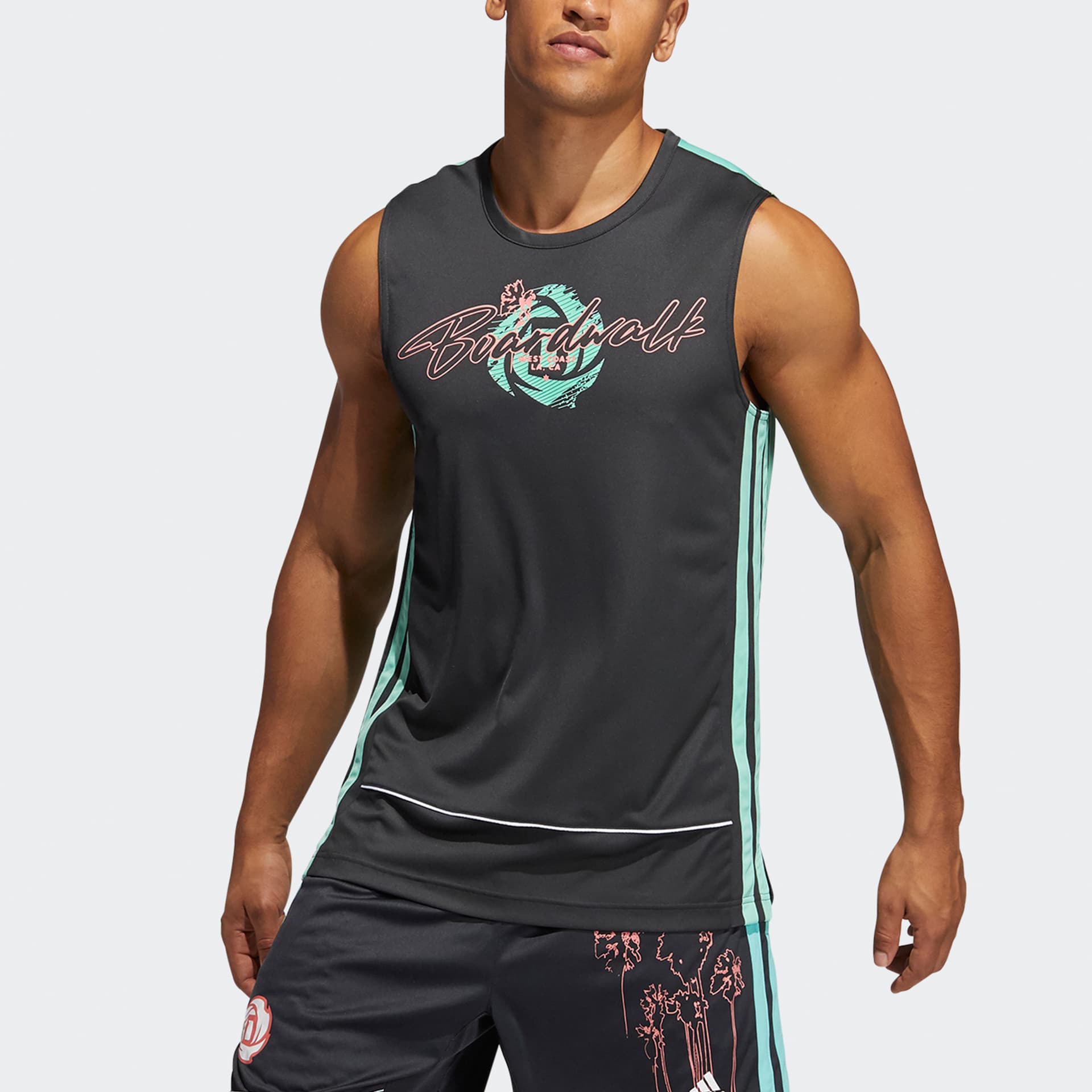 Баскетбольная майка adidas Bw Rose Tank - изображение 2