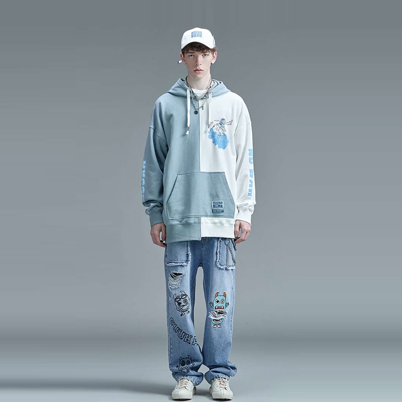 Худи Guuka x SANK TOYS Hoodie White - изображение 3