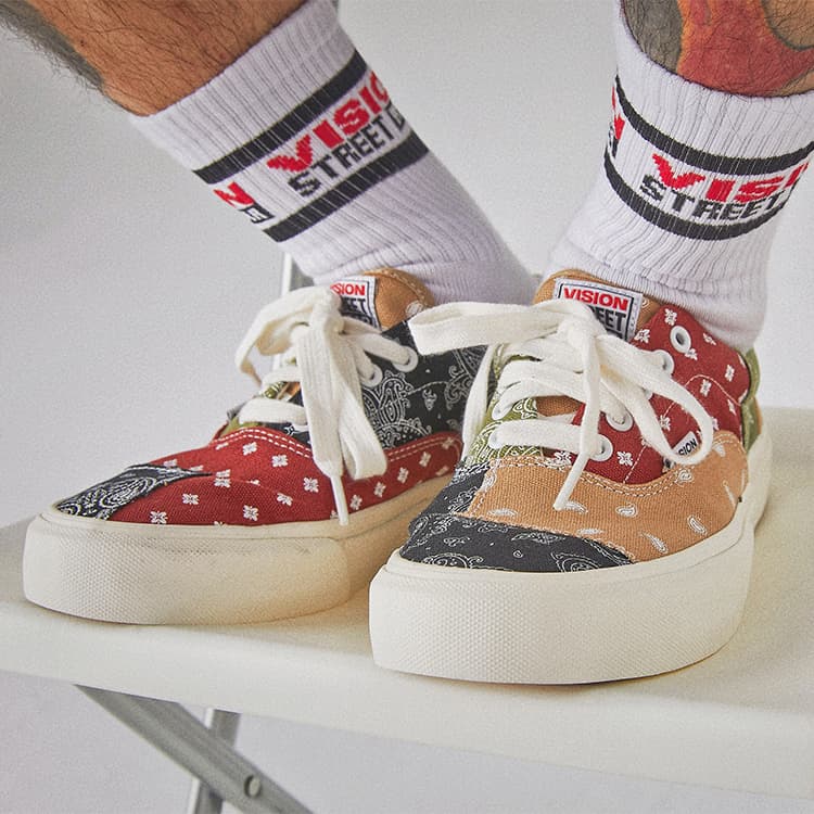 Кроссовки Vision Street Wear Low Top Patchwork Sneakers - изображение 12
