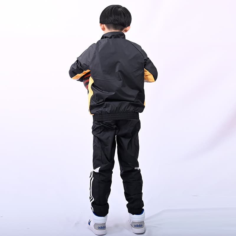 adidas Colorblock Logo Tracksuit Kids Black - изображение 3