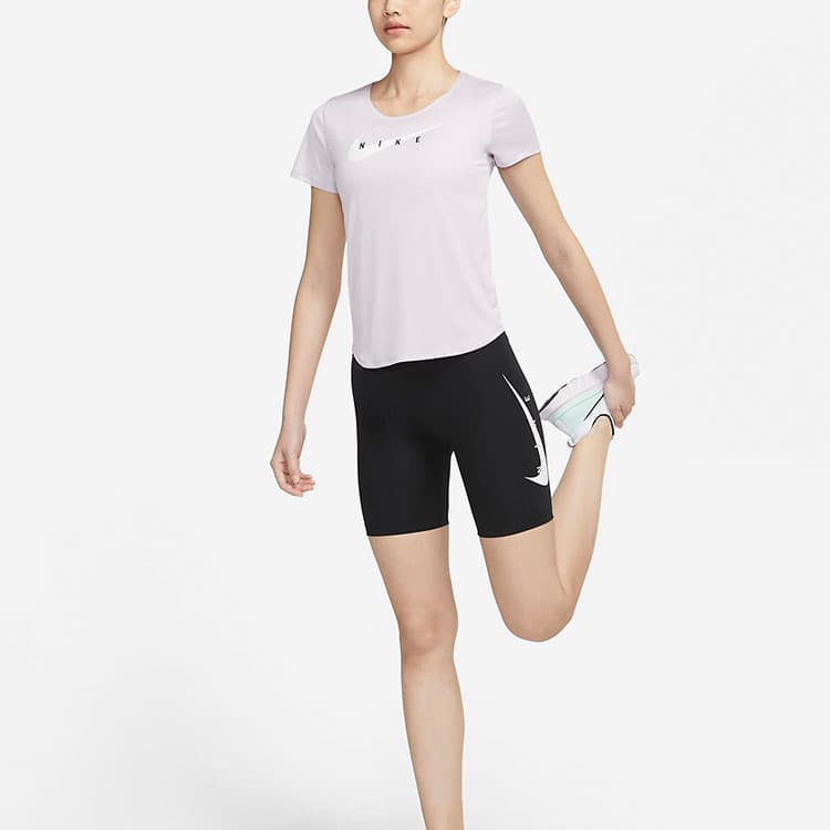 Шорты Nike As W Nk Swoosh Rn Tght Shrt 7 - изображение 7