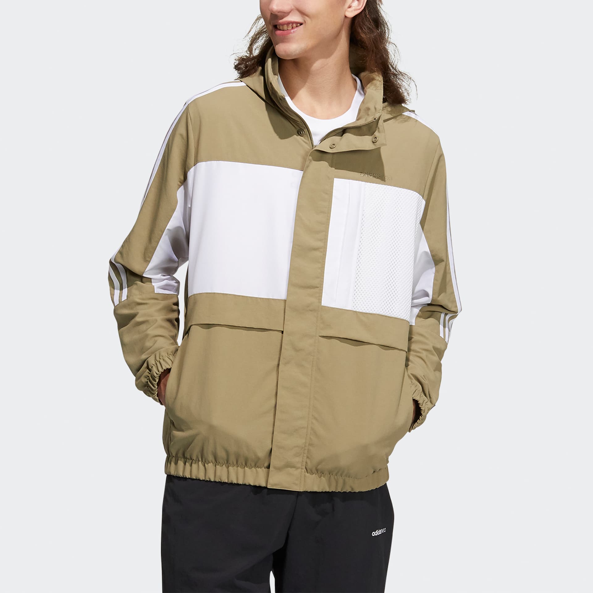 Куртка adidas neo M Sw Pck Hd Wb - изображение 3