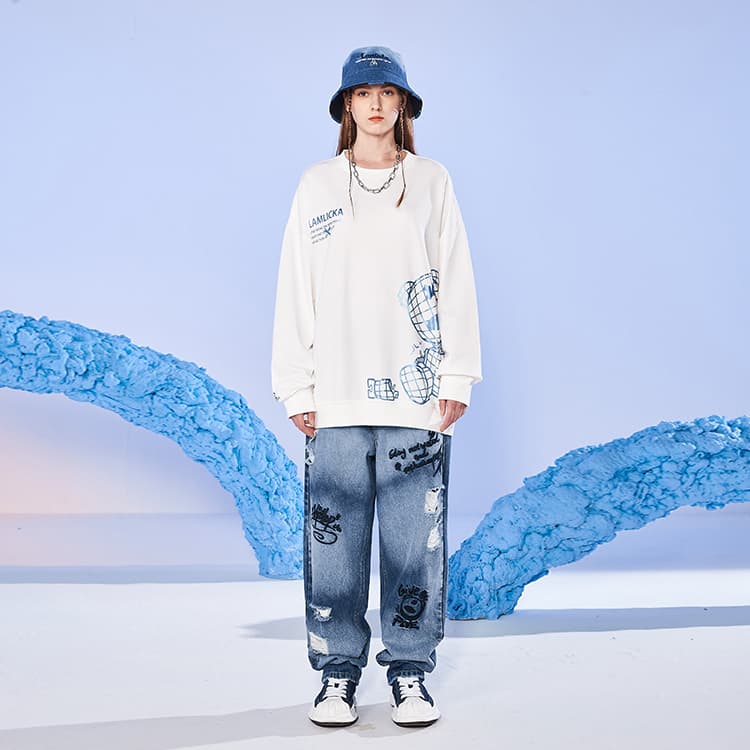 Штаны LAMLICKA Denim Pants - изображение 3