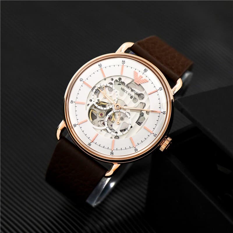 Механические часы EMPORIO ARMANI 43mm AR60027 - изображение 5
