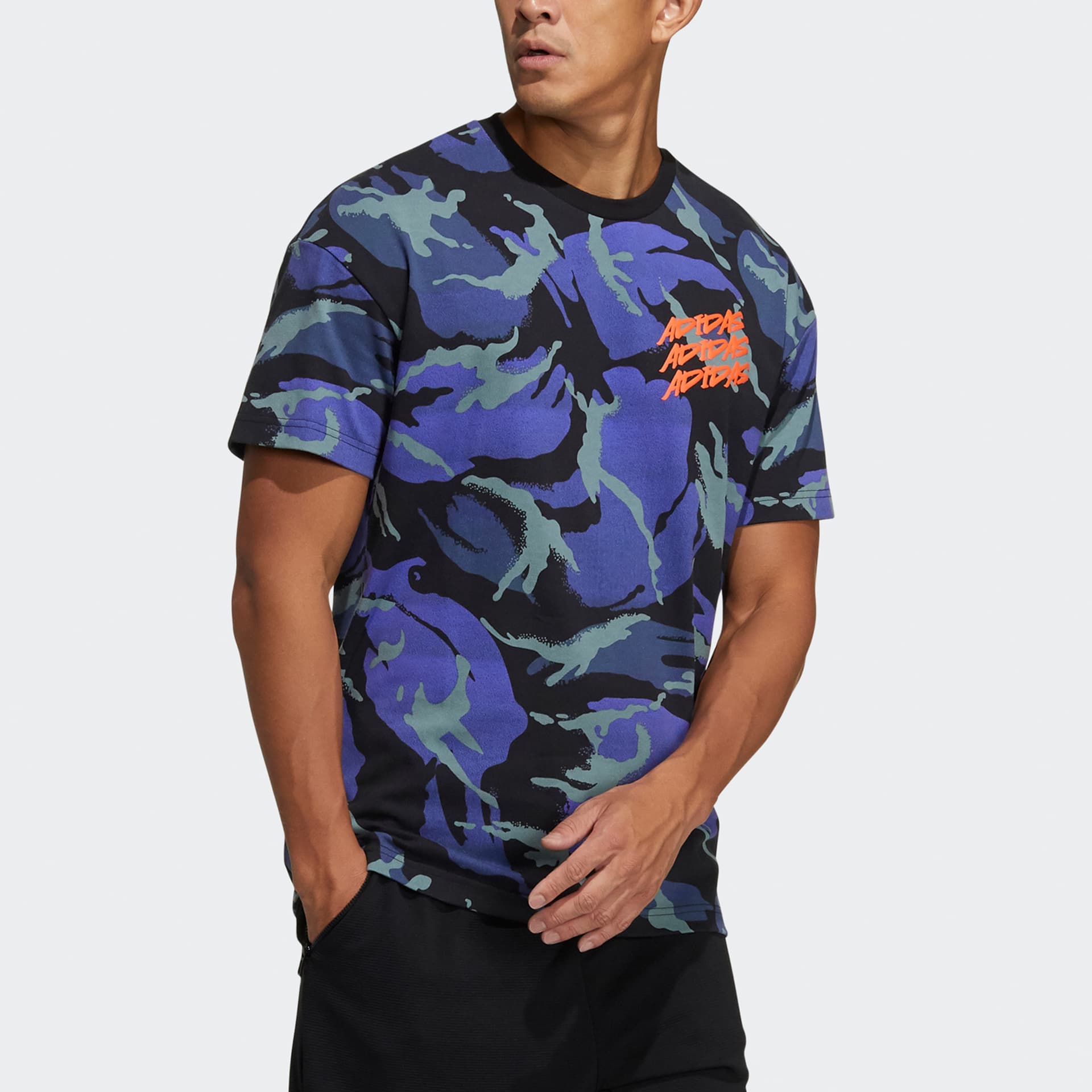 Футболка adidas Ub Gfx T Aop - изображение 4