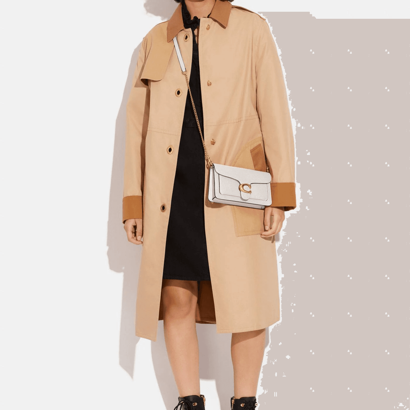 Сумка COACH Chain 20 Chalk White - изображение 5