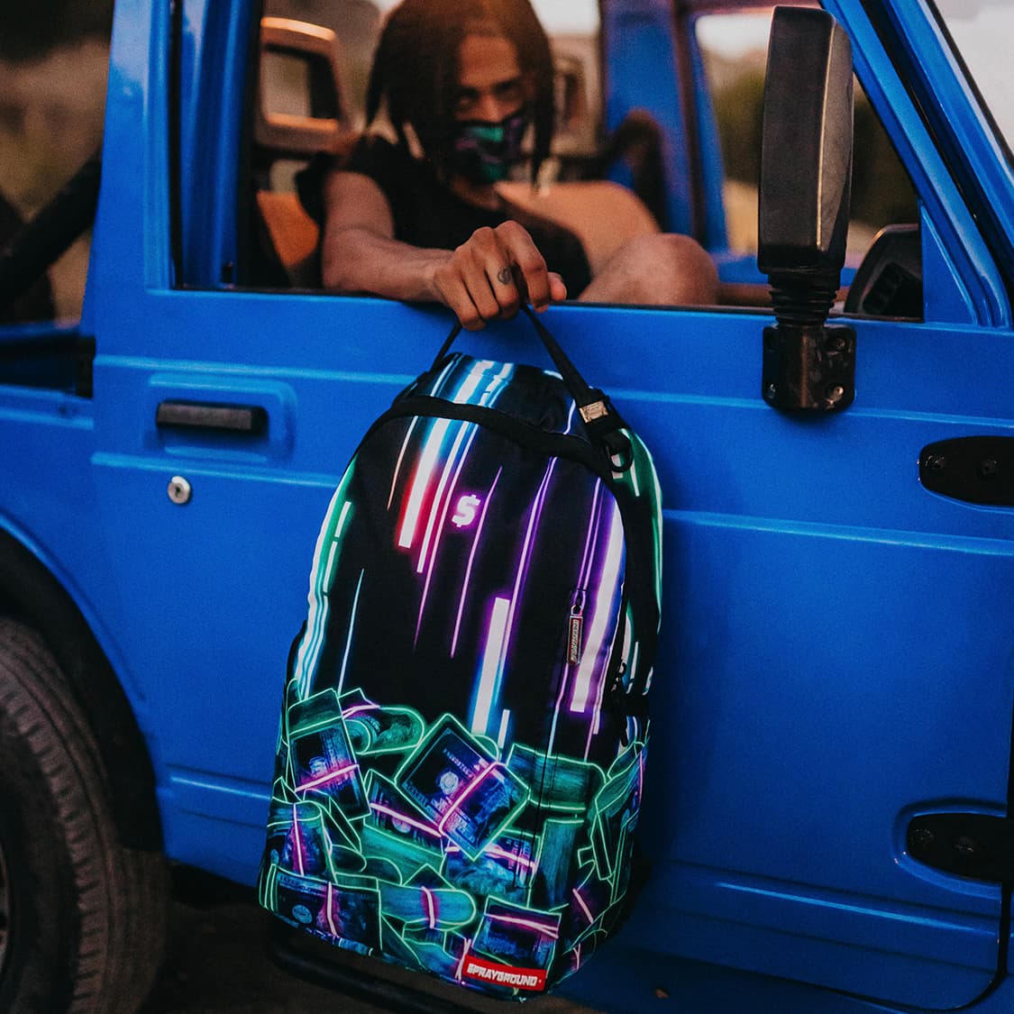 Рюкзак SPRAYGROUND Cyberpunk Neon Backpack - изображение 8