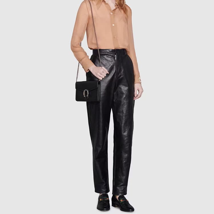 Сумка через плечо Gucci Dionysus Mini Black - изображение 12