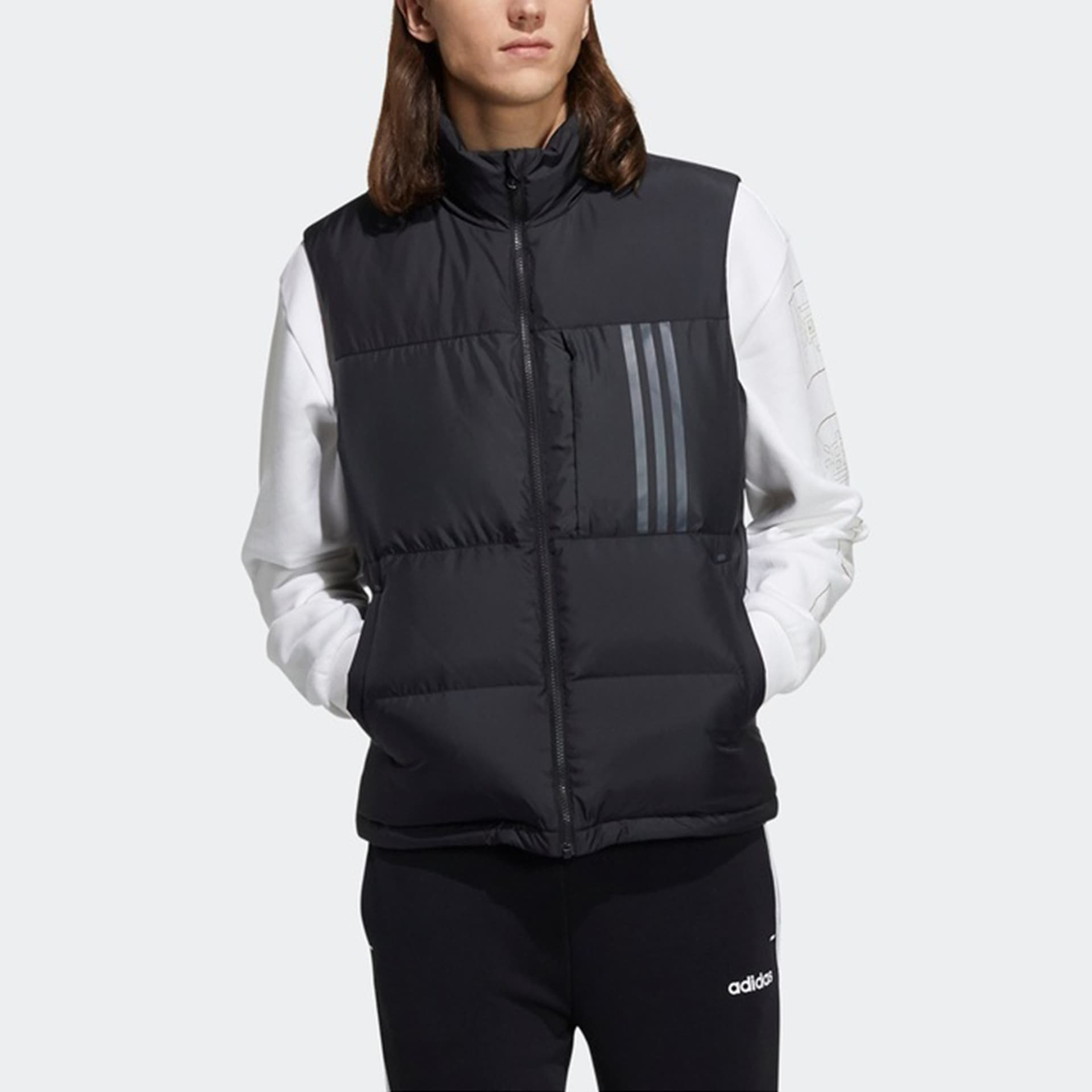 Куртка adidas neo M Sw Dwn Vest - изображение 3