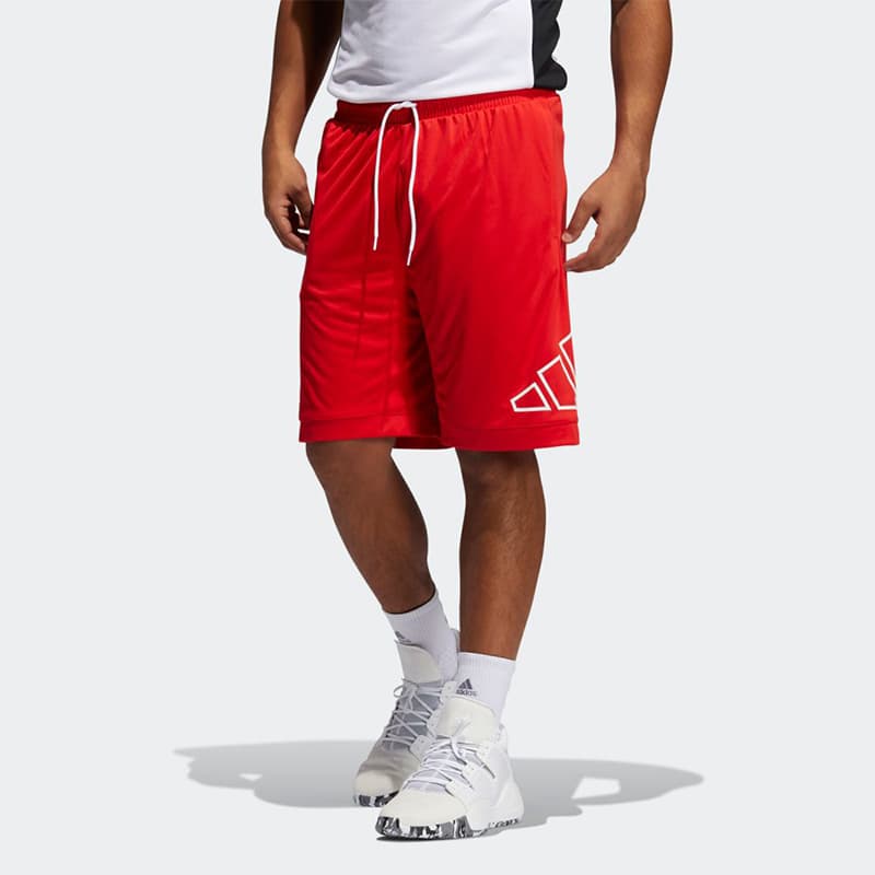 Шорты adidas Big Logo Shorts Red - изображение 2