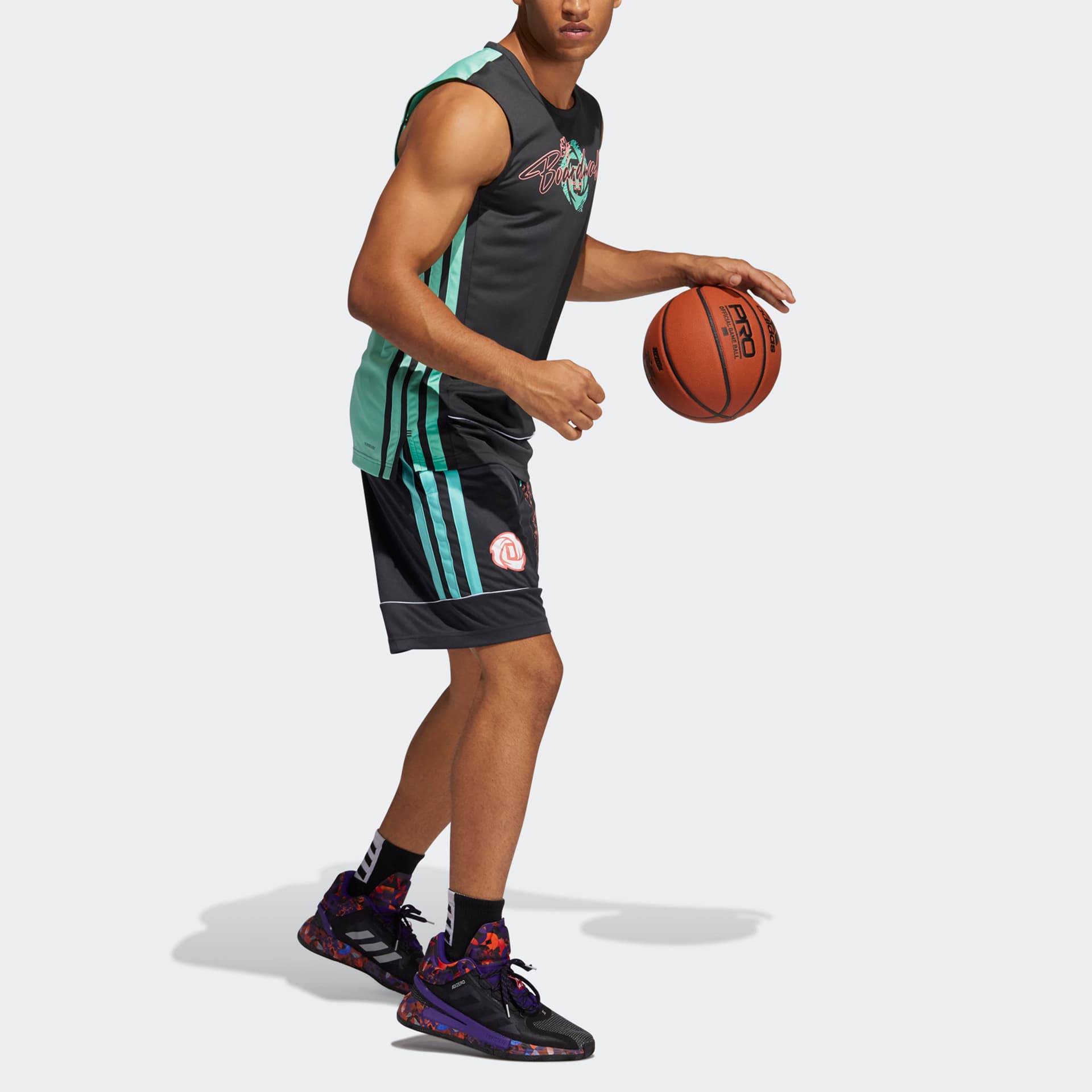 Баскетбольная майка adidas Bw Rose Tank - изображение 4