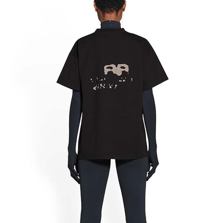 Футболка Balenciaga SS23 Hand Drawn Bb Icon LogoT - изображение 8