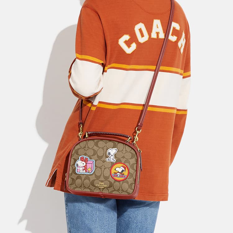 Сумка COACH x Peanuts Snoopy Lunch Pail 22 - изображение 5