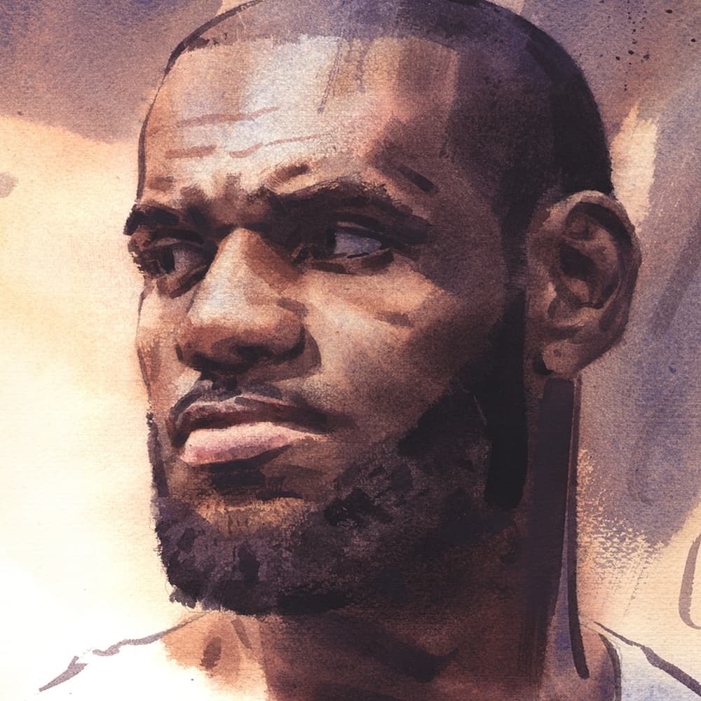 Постер LeBron JamesNo.5 60*40cm - изображение 3