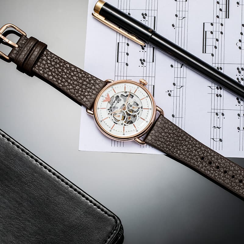 Механические часы EMPORIO ARMANI 43mm AR60027 - изображение 4