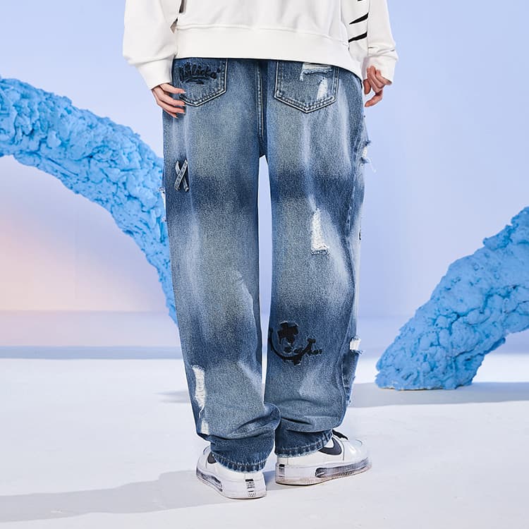 Штаны LAMLICKA Denim Pants - изображение 5