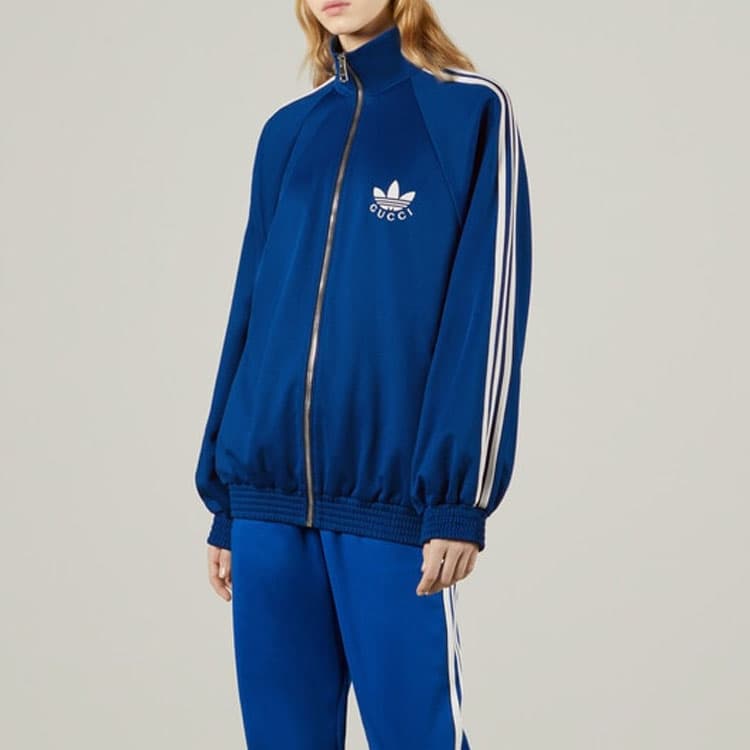 Куртка GUCCI x adidas SS23 Logo Print Zip Jacket - изображение 3