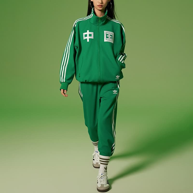 Штаны adidas Originals Tracksuit Bottoms Green - изображение 3