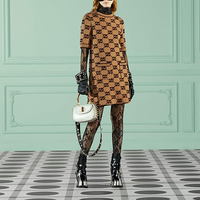Платье Gucci SS23 GG Jacquard Dress - изображение 4