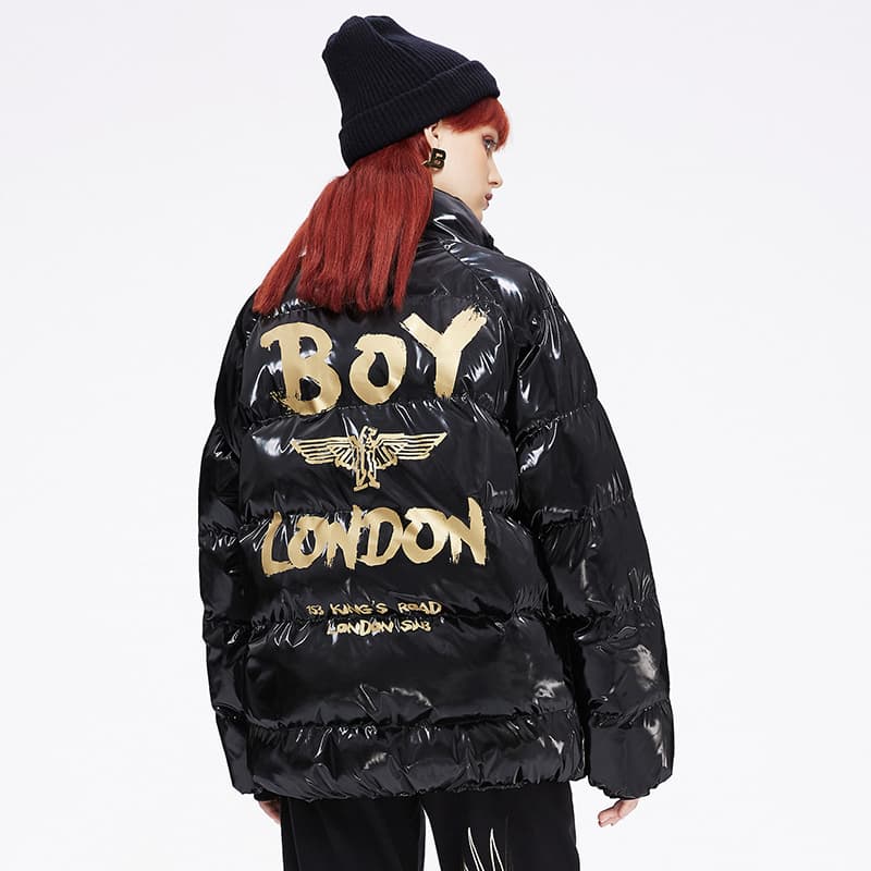 Зимняя куртка пуховик Boy London Logo Print Cotton Jacket - изображение 7
