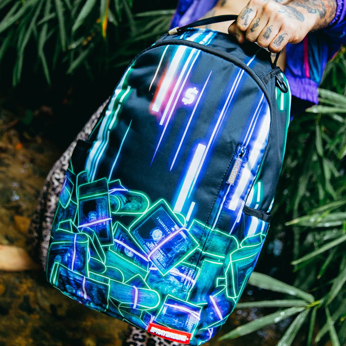 Рюкзак SPRAYGROUND Cyberpunk Neon Backpack - изображение 5