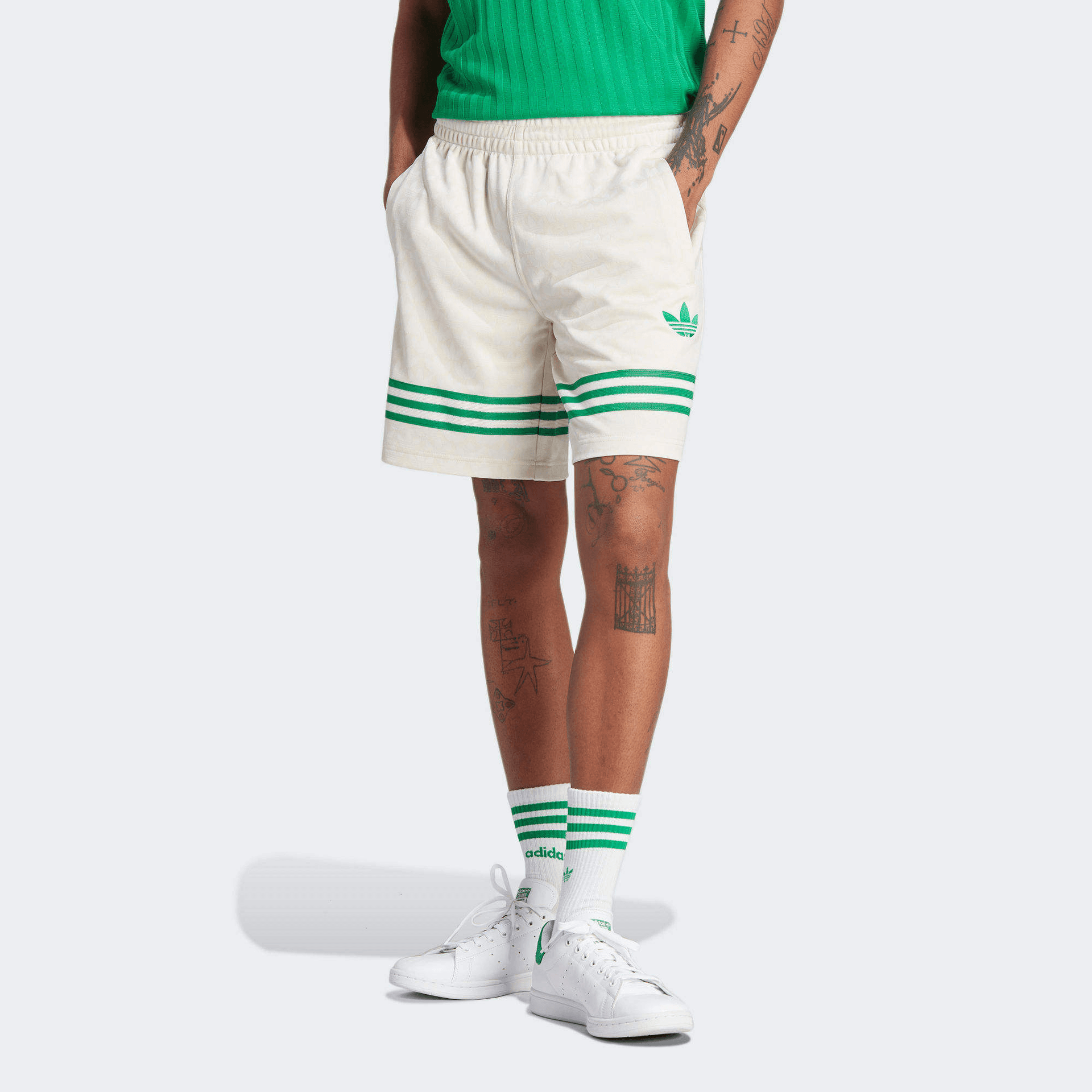 Шорты adidas Adicolor 70s Shorts Beige - изображение 2