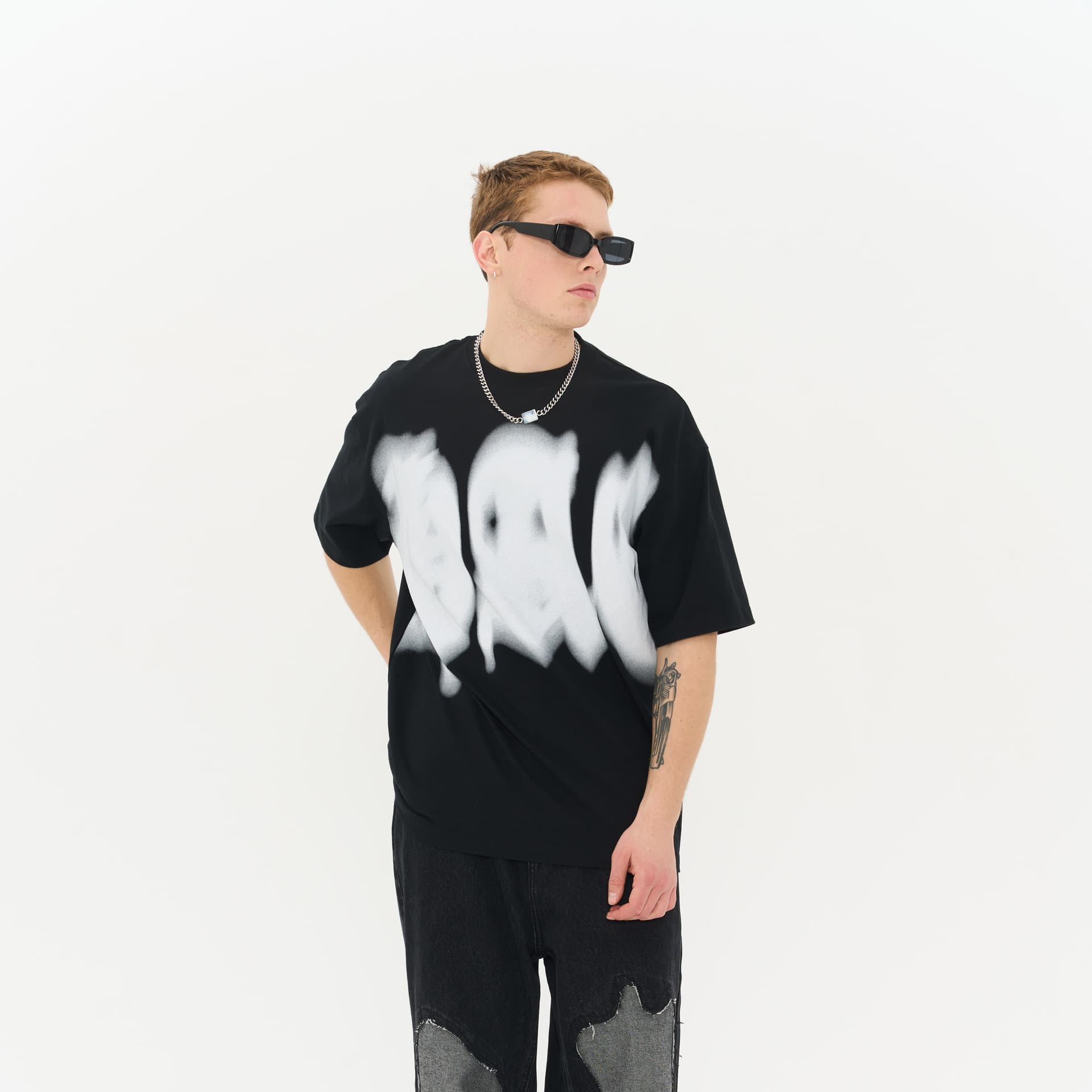 Футболка HARSH AND CRUEL SS23 Logo Print T-Shirt - изображение 7